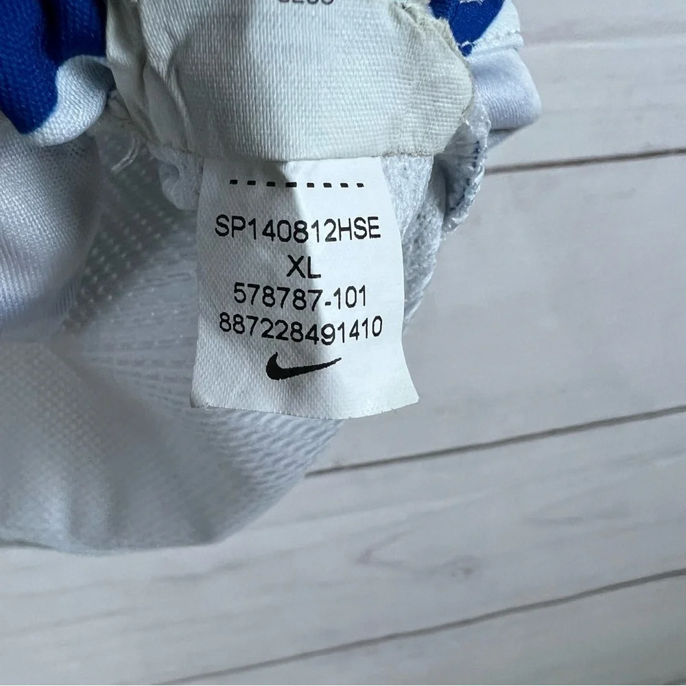 Nike Blue and White Men's Jersey - Picture 3 of 9